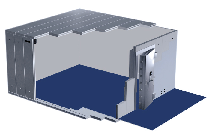 Modularer Tresorraum Aufbau