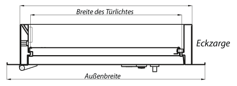 Wertraumtür Eckzarge